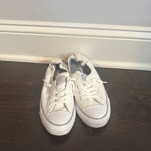 Converse White Canvas Shoes